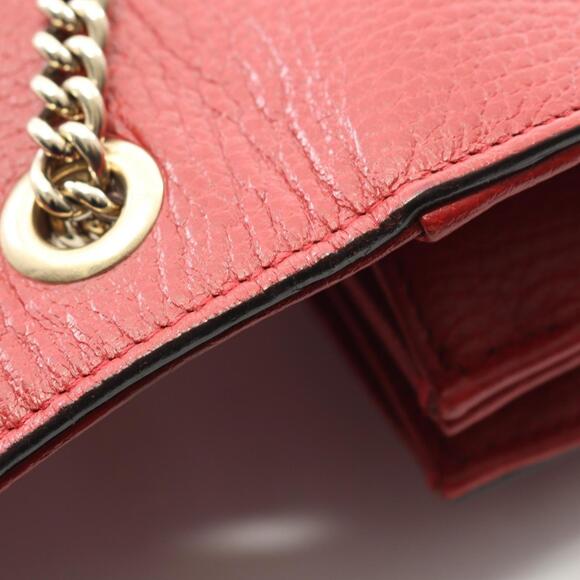 GUCCI Authentic Red Leather Shoulder Bag - Picture 5 of 9